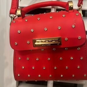 Zac Posen Purse Red small Crossbody